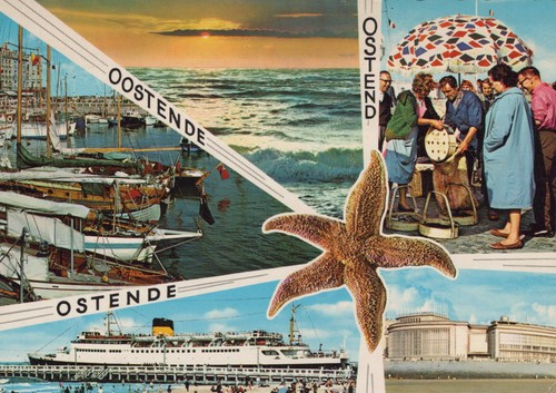 Ancienne carte postale ostende - ancienne,
