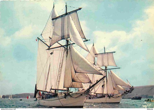 Carte postale bateaux - -,