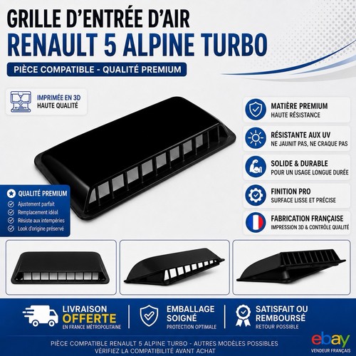 Grille admission air renault - admission, 5