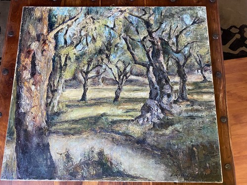 Peinture huile sur toile - a,