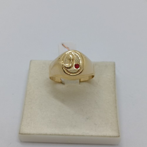 Bague homme jaune 18kt - jaune,
