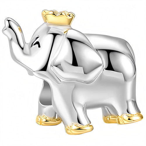 Pendentif éléphant heureux