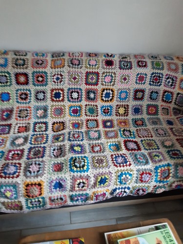 Plaid granny en coton - ,