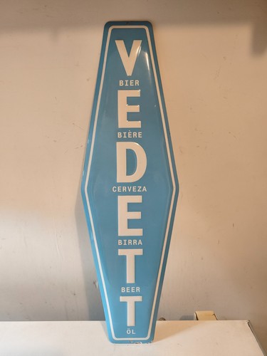 Plaque émaillée vedett - plaque,