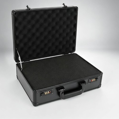 Valise aluminium noir - aluminium,