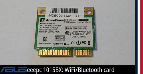 Asus eeepc 1015bx azurewave - asus, 1015bx:
