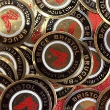 Vintage Honda motorcycle Dealership sticker tag dealer cb750 cl77  texas ct90