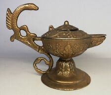 Ancienne lampe À Huile vintage Aladdin en cuivre origine orientale, début XXème 