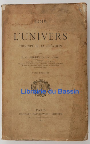 Lois univers principe de - l'univers,