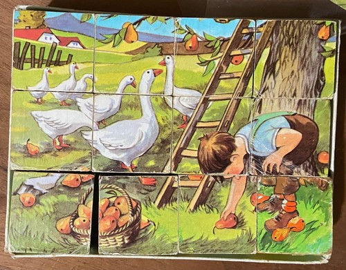 Jeu cubes ancien - de,