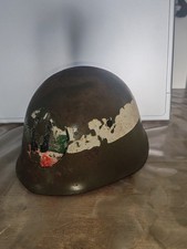 Ancien casque militaire Police ? Bulgare WW2 1950? Réutiliser ? Bel Patine 