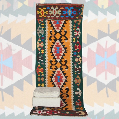 Tapis kilim vintage fait main - vintage,