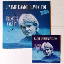 Francois Valery "J'aime L'amour Avec Toi", Vinyl MAXI 45t + 45t SM, 1990 TBE 