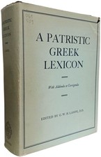 Patristic Greek Lexicon - with