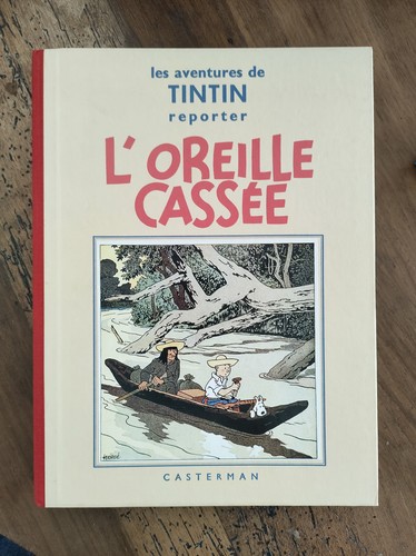 Tintin oreille cassé - tintin, l'oreille