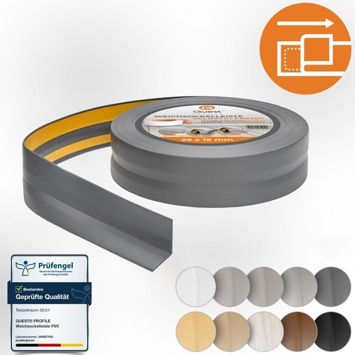 Plinthe souple pvc 25x15mm - pvc,