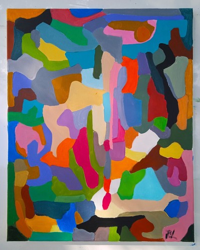 Peinture tableau abstraction - tableau,