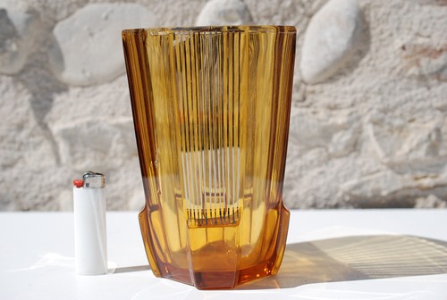 Vase jaune rudolf schrötter - 1,