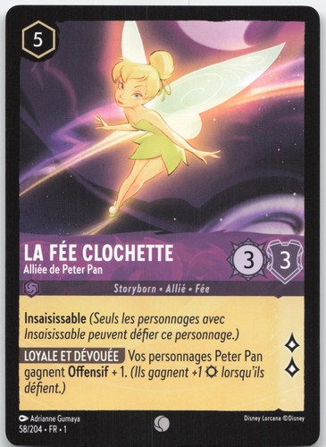 Carte lorcana fée - lorcana, la