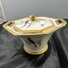 Haviland Limoges EDEN Porcelain Coffee Tea Service Covered SUGAR BOWL +Lid Blois