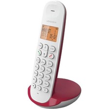 LOGICOM ILOA 150 SOLO Framboise Téléphone fixe sans fil DECT - Sans répondeur