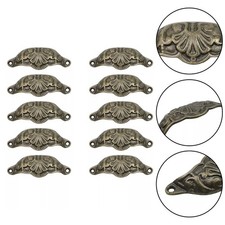 10 PCS Poignées de Tirage de Tasse Forme de Coquille Design Convient aux Armoir
