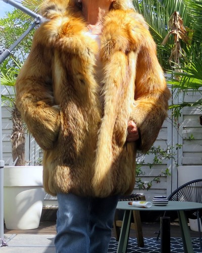 Veste vintage fourrure - veste,