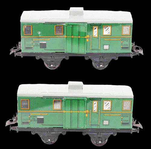 Train echelle hornby fourgon - o,