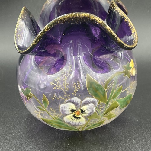 Vase emaillé legras montjoye - emaillé,