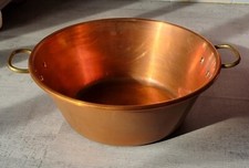 Bassine à confiture en cuivre