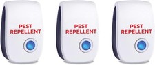 3x Répulsif à Ultrasons Anti-parasitaire pour Souris Rats Araignées