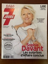 Télé 7 Jours 8/09/2018; Sophie Davant/ Kendji Girac/ Whitney Houston