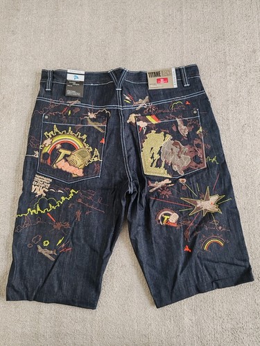 Short jean baggy titane - baggy,