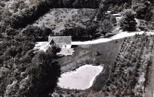 Ancienne photo aérienne - photo, de