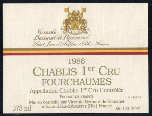 Etiquette vin chablis - de,