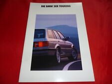 1990 BMW 3 Series E30 Touring 318i 320i 325i 325iX 324td Brochure Brochure Depliant