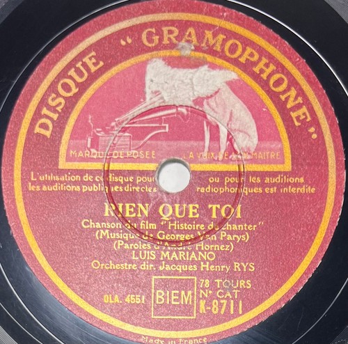 Luis mariano rien que - mariano, toi