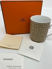 Tasse tasse tasse porcelaine HERMES Paris Mosaïque Au 24 dorée 300ml 026031P ...