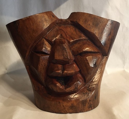 Vintage wood hand carved - wood,