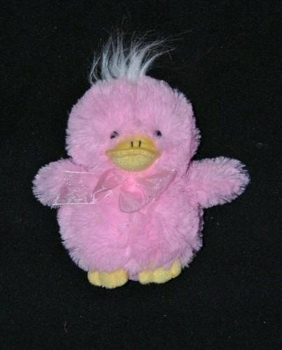 Peluche doudou canard - , rose