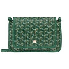 Goyard Green Plumet Shoulder Bag Pochette Wallet ADM020196 195223