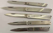 old handcrafted knives parade 5 pcs stainless steel handles to clean Knife