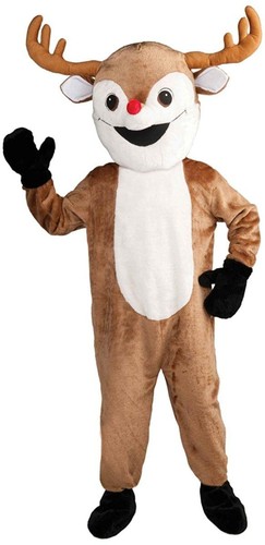 Costume mascotte renne - mascotte,
