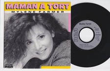 Mylene FARMER * Maman A Tort * SP 1984 7" 45 * Pochette Couleurs *
