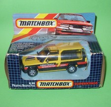 Matchbox Superkings / K90 Talbot Matra Rancho Pursuit Interceptor / Boxed