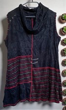 Tunique rouge et noire taille 46