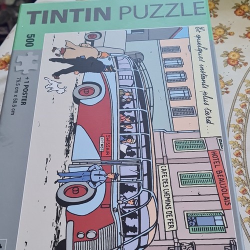 Tintin puzzle traditionnel 500 - puzzle,