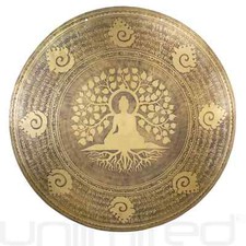 Gong de sculpture d'arbre de