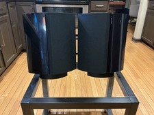Bang & Olufsen Beolab 4000 MK1 Piano Black Speakers With Shelf Stands