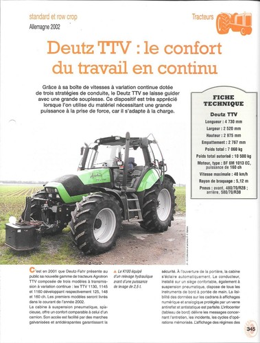 Sheet farm tractor deutz - tractor, &